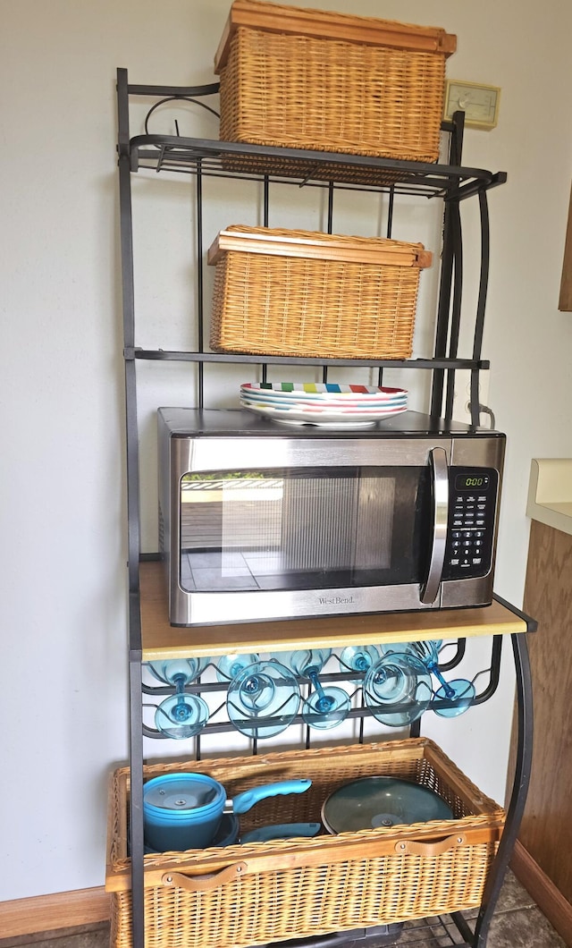 388 Notch Ln Bldg 5 Unit B, Branson West, MO 65737 - kitchen view of stainless steel microwave