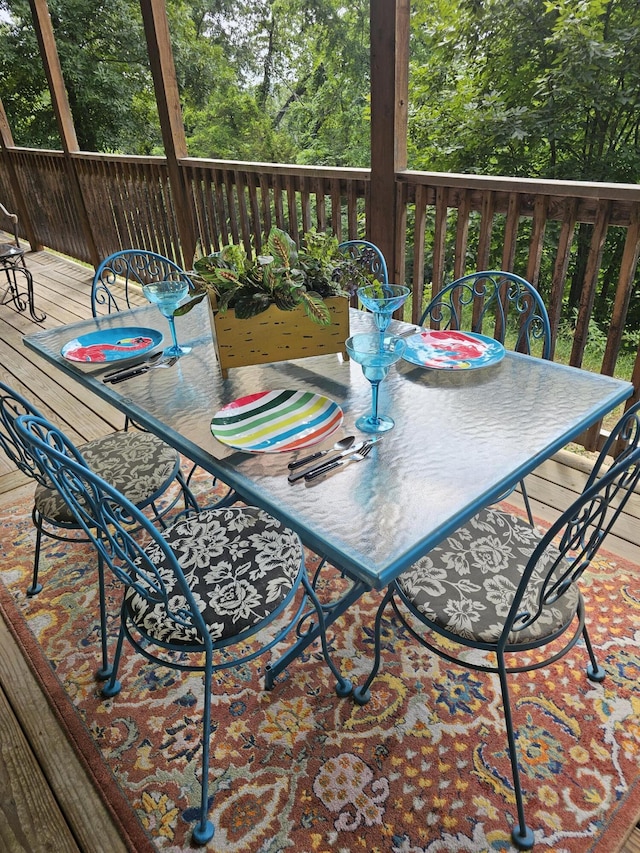 388 Notch Ln Bldg 5 Unit B, Branson West, MO 65737 - deck with outdoor dining area