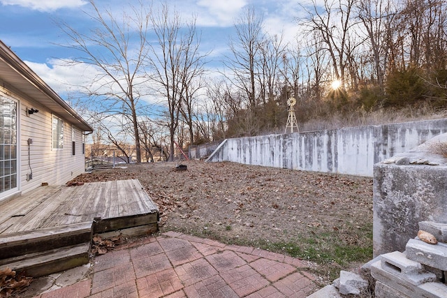 903 N 4th St, Ozark, MO 65721 - view of yard with a deck and a patio area
