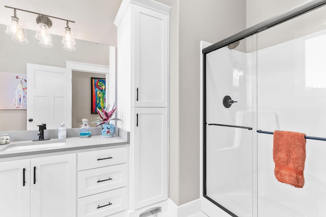 3972 E Dunrobin Dr, Springfield, MO 65809 - full bath featuring vanity and a stall shower