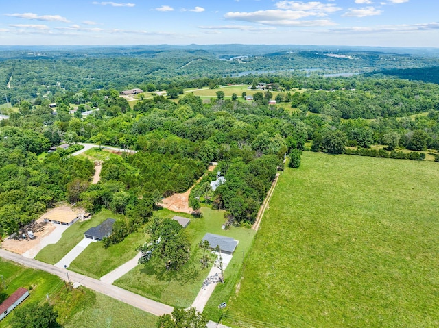 265 Mccann Rd, Powersite, MO 65731 - aerial view of property's location with a heavily wooded area