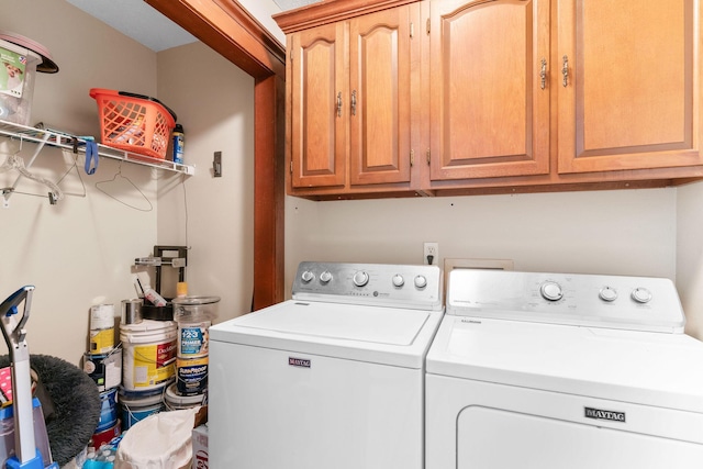 78 Free Bird Ln, Reeds Spring, MO 65737 - laundry room with washing machine and clothes dryer and cabinet space