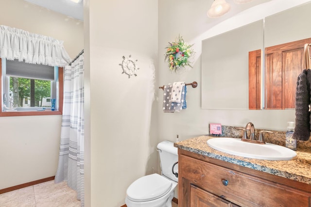 78 Free Bird Ln, Reeds Spring, MO 65737 - bathroom with vanity and a shower with shower curtain