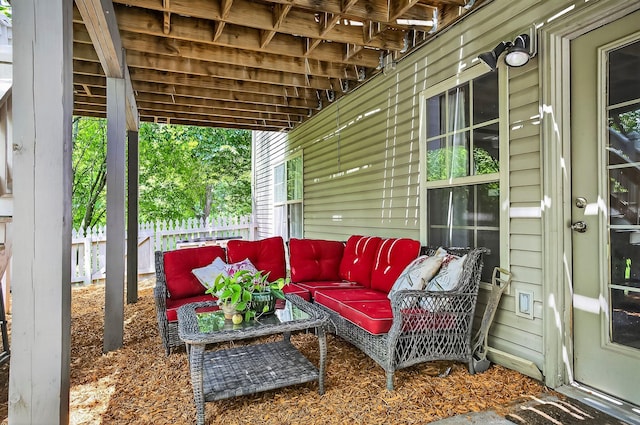 4050 W Page Pl, Springfield, MO 65802 - view of patio / terrace featuring an outdoor hangout area