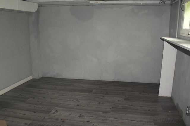 1305 S Kimbrough Ave, Springfield, MO 65807 - basement featuring dark wood finished floors