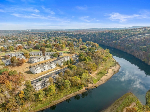366 Wimbledon Dr Unit 4, Branson, MO 65616 - aerial view of property's location featuring a large body of water and a forest
