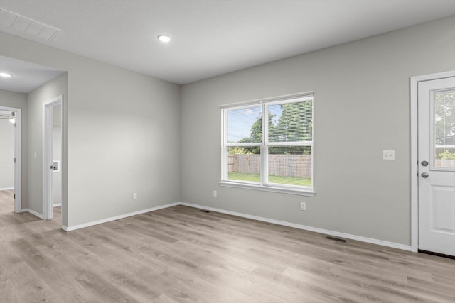 200 E Rosalie St, Strafford, MO 65757 - entryway with light wood-style floors and recessed lighting