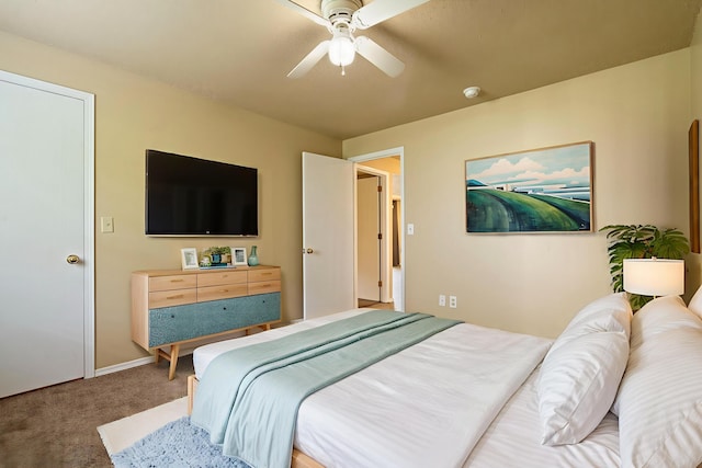 1813 Boswell Ave, Branson, MO 65616 - bedroom featuring carpet flooring and a ceiling fan