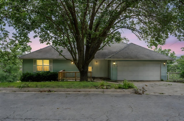 1813 Boswell Ave, Branson, MO 65616 - view of front of property with an attached garage and driveway