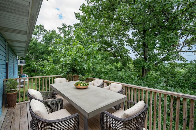1813 Boswell Ave, Branson, MO 65616 - deck featuring outdoor dining area