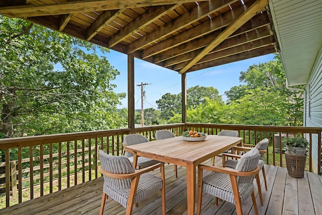 1813 Boswell Ave, Branson, MO 65616 - deck with outdoor dining area