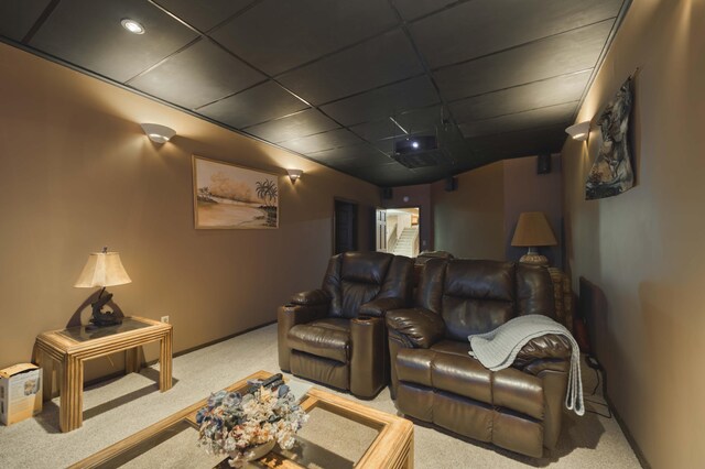 636 Crader Ct, Springfield, MO 65802 - home theater room featuring carpet floors and baseboards