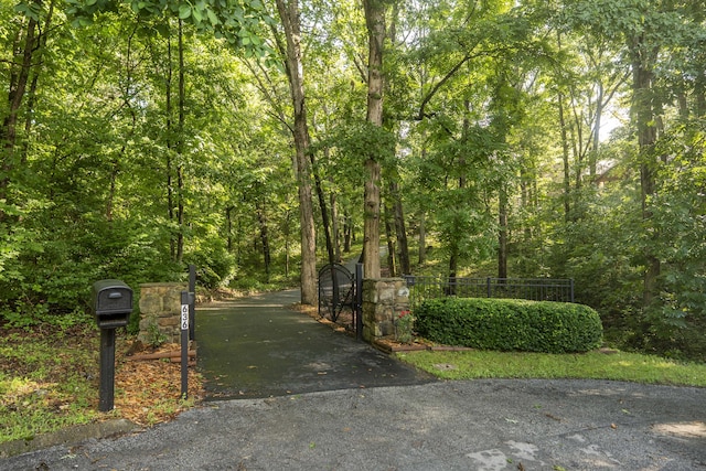 636 Crader Ct, Springfield, MO 65802 - gate with a wooded view