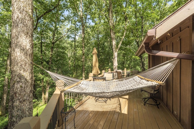 636 Crader Ct, Springfield, MO 65802 - view of wooden deck