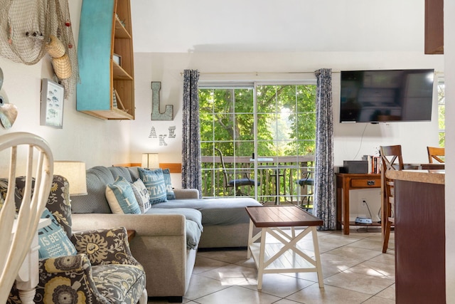 440 Fall Creek Dr Unit 7, Branson, MO 65616 - living room with light tile patterned floors