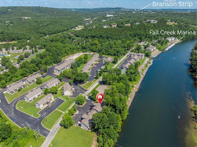 440 Fall Creek Dr Unit 7, Branson, MO 65616 - view of property location featuring a forest and a large body of water