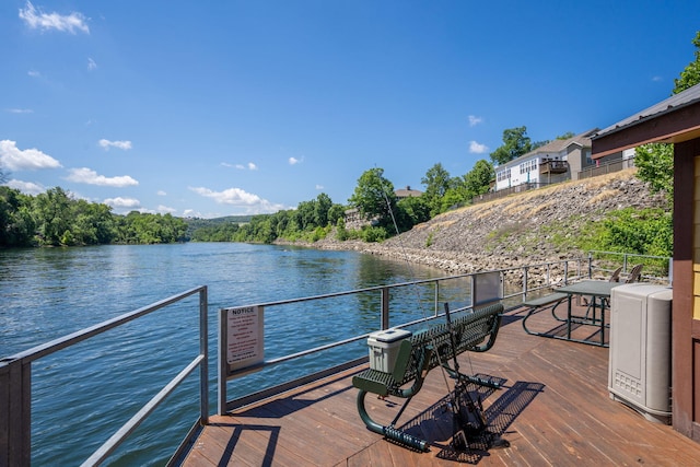 440 Fall Creek Dr Unit 7, Branson, MO 65616 - dock area featuring a water view
