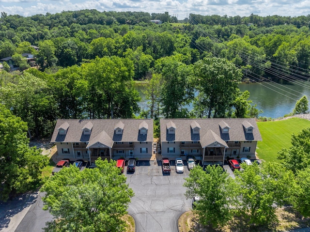 440 Fall Creek Dr Unit 7, Branson, MO 65616 - view from above of property with a nearby body of water
