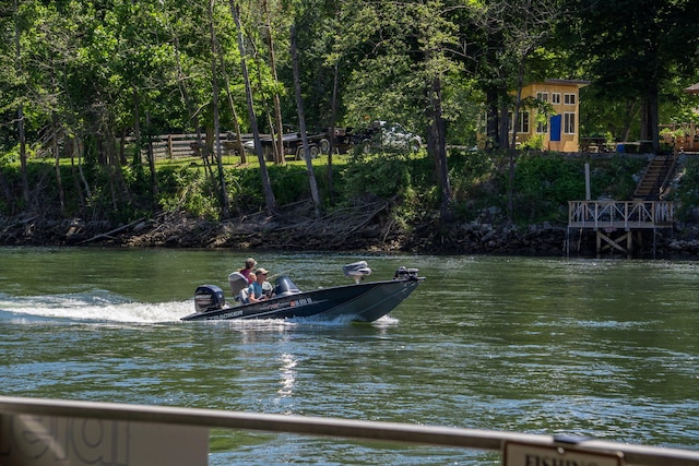 440 Fall Creek Dr Unit 7, Branson, MO 65616 - dock area featuring a water view