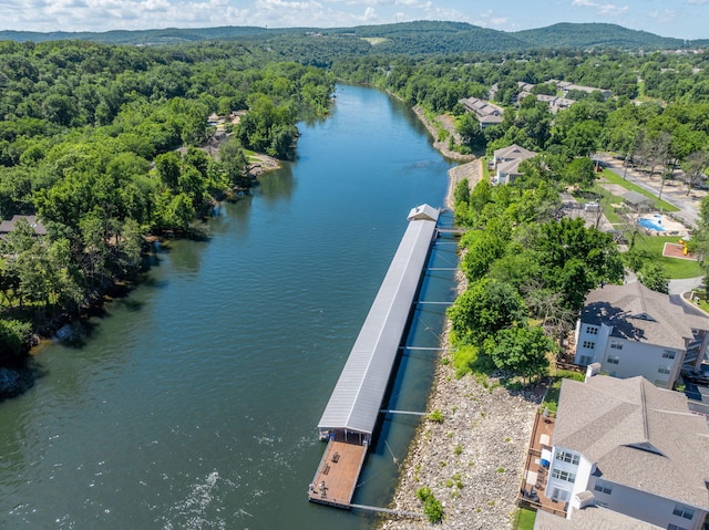 440 Fall Creek Dr Unit 7, Branson, MO 65616 - aerial view of a forest and a large body of water