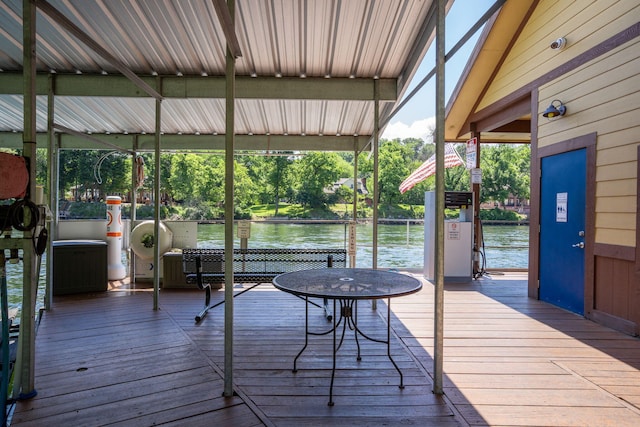 440 Fall Creek Dr Unit 7, Branson, MO 65616 - dock featuring a water view