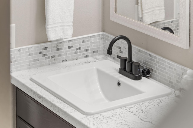 530 Abby Ln Unit 5, Branson, MO 65616 - bathroom view of backsplash and a sink