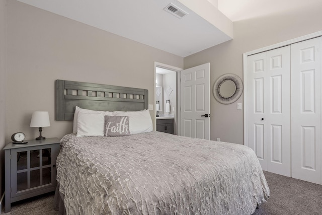 530 Abby Ln Unit 5, Branson, MO 65616 - bedroom with dark colored carpet and a closet