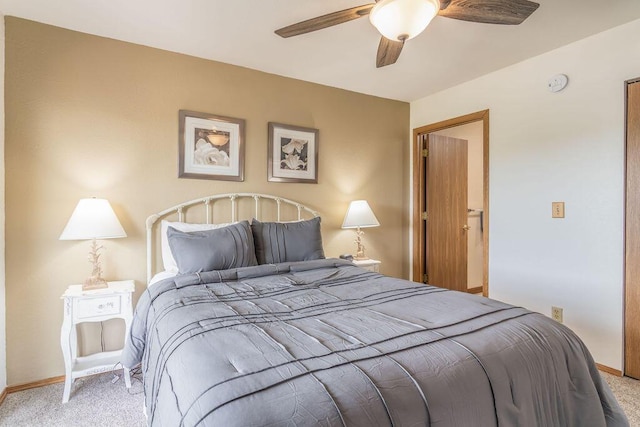 27 Blue Bird Way Unit 5, Branson, MO 65616 - carpeted bedroom with baseboards and ceiling fan