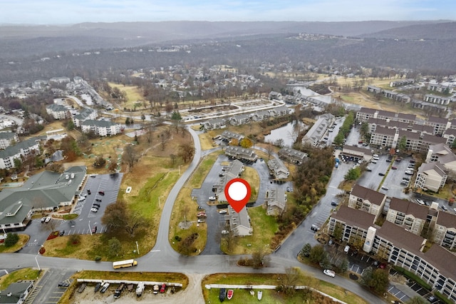 1 Memory Ln Unit 5, Branson, MO 65616 - aerial overview of property's location with a mountain backdrop