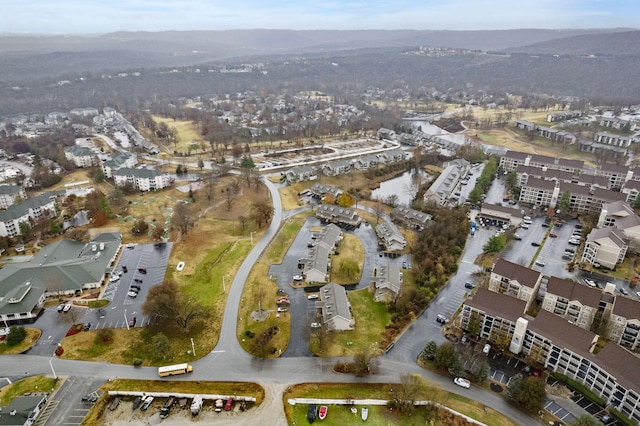1 Memory Ln Unit 5, Branson, MO 65616 - aerial overview of property's location featuring a mountain backdrop