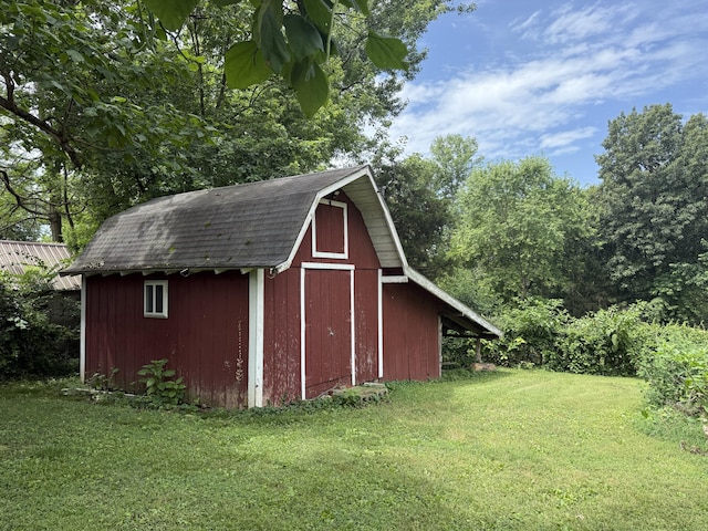 2304 E Huntington St, Ozark, MO 65721 - view of barn with a lawn
