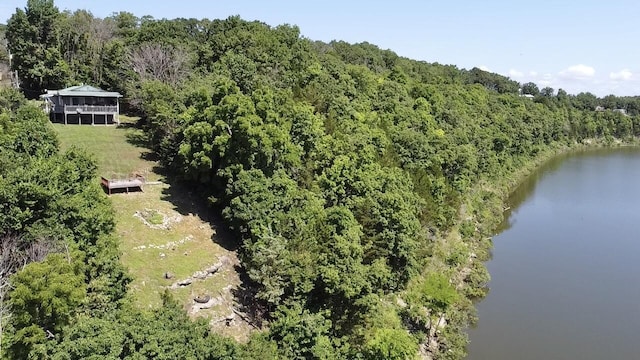 25419 County Road 327, Urbana, MO 65767 - aerial view of a large body of water and a heavily wooded area