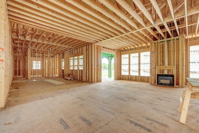 LOT24 E Merryvale Ct, Springfield, MO 65809 - unfurnished living room with plenty of natural light and a fireplace