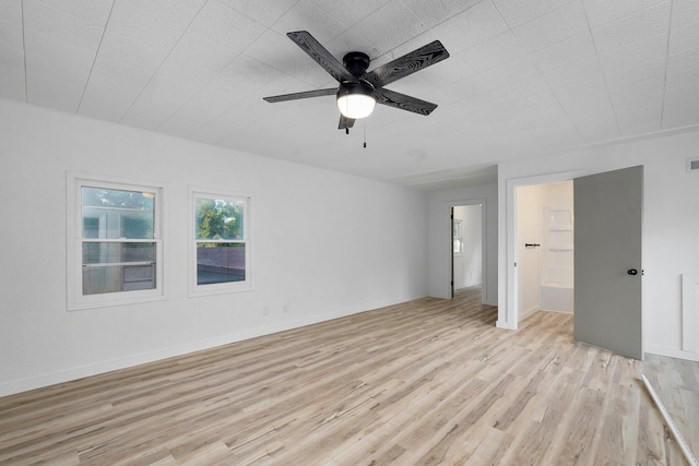 1169 S Miller Ave, Springfield, MO 65802 - spare room featuring light wood-style floors and ceiling fan