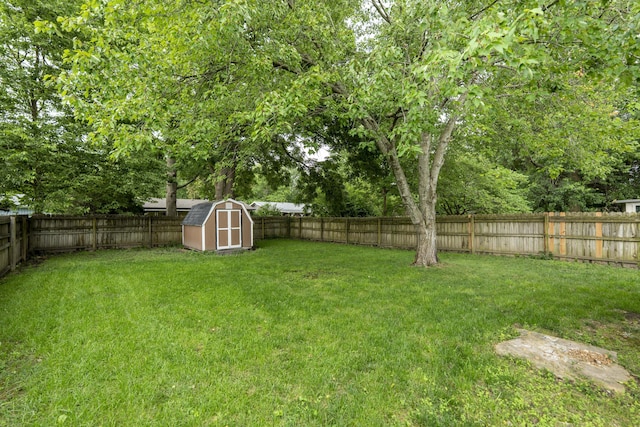 210 N Cedarbrook Ave, Springfield, MO 65802 - fenced backyard featuring a storage unit