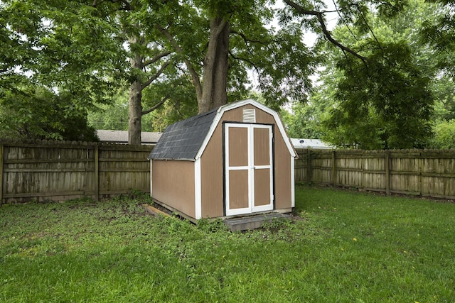 210 N Cedarbrook Ave, Springfield, MO 65802 - view of shed featuring a fenced backyard