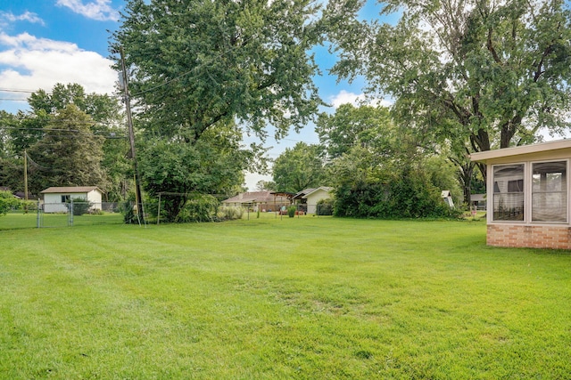 3066 E Lomita St, Springfield, MO 65804 - fenced backyard with a sunroom