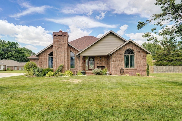311 Northview Rd, Nixa, MO 65714 - view of front of property with brick siding and a chimney