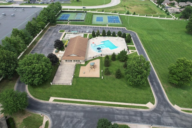 3501 E Cooper Blvd, Springfield, MO 65802 - aerial view of property's location featuring a pool