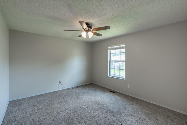2981 W Highpoint St, Springfield, MO 65810 - carpeted empty room with ceiling fan and a textured ceiling