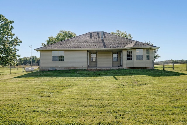 287 N Metzletein Rd, Billings, MO 65610 - back of house featuring a fenced backyard