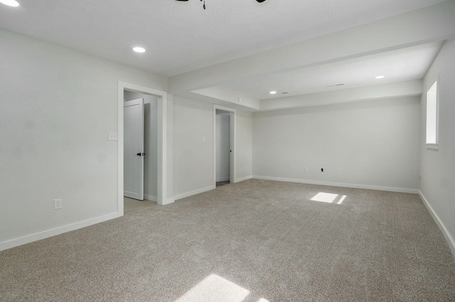 7208 N Farm Rd Unit 133, Springfield, MO 65803 - unfurnished room featuring light colored carpet and recessed lighting