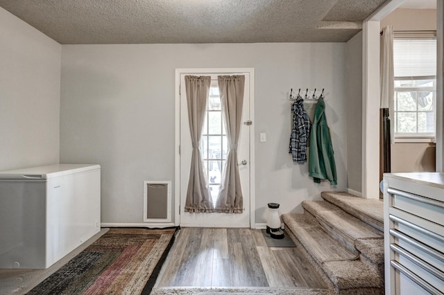1908 Hazel St, Carthage, MO 64836 - laundry room featuring plenty of natural light and wood finished floors