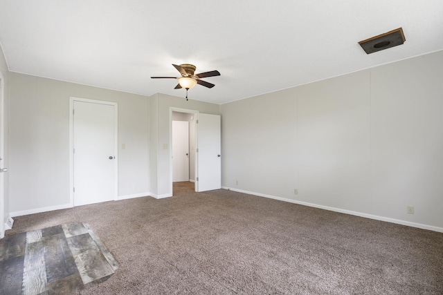 595 Johns Ford Rd, Sparta, MO 65753 - unfurnished bedroom featuring carpet and a ceiling fan