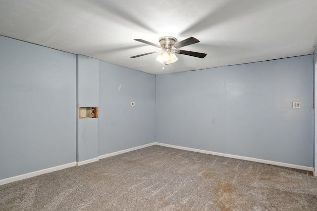 1311 S 9th St, Ozark, MO 65721 - spare room featuring carpet flooring and ceiling fan