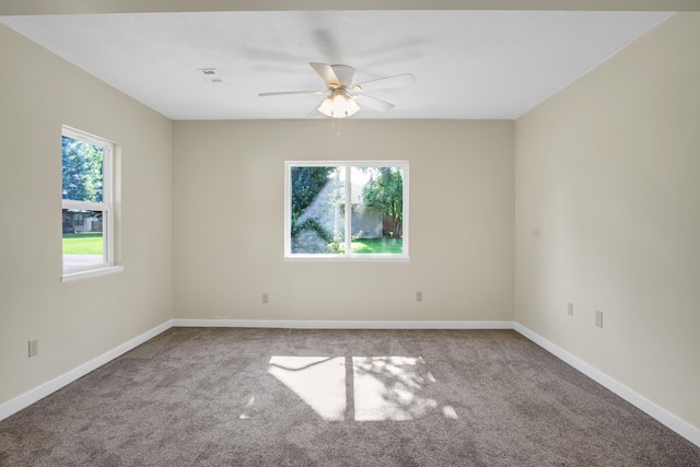 707 N College Ave, Republic, MO 65738 - carpeted empty room with ceiling fan and baseboards