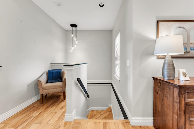 811 Gold Rush Ave, Nixa, MO 65714 - stairs with wood finished floors and baseboards