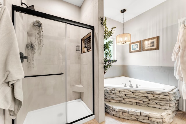 811 Gold Rush Ave, Nixa, MO 65714 - full bath featuring a garden tub and a stall shower