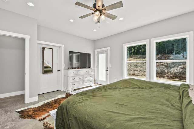3918 Bowen Creek Rd, Niangua, MO 65713 - bedroom featuring recessed lighting and ceiling fan