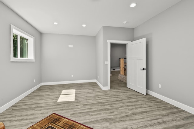 3918 Bowen Creek Rd, Niangua, MO 65713 - empty room with recessed lighting and light wood-style flooring